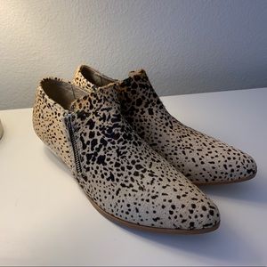 Matisse animal print ankle bootie